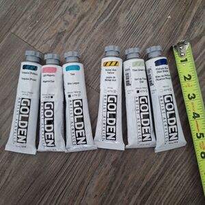Golden Acrylics 59ml Tubes 6 Tubes